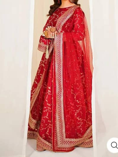 GHAZAL Maroon Lehnga