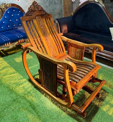 new wooden jhola chair
