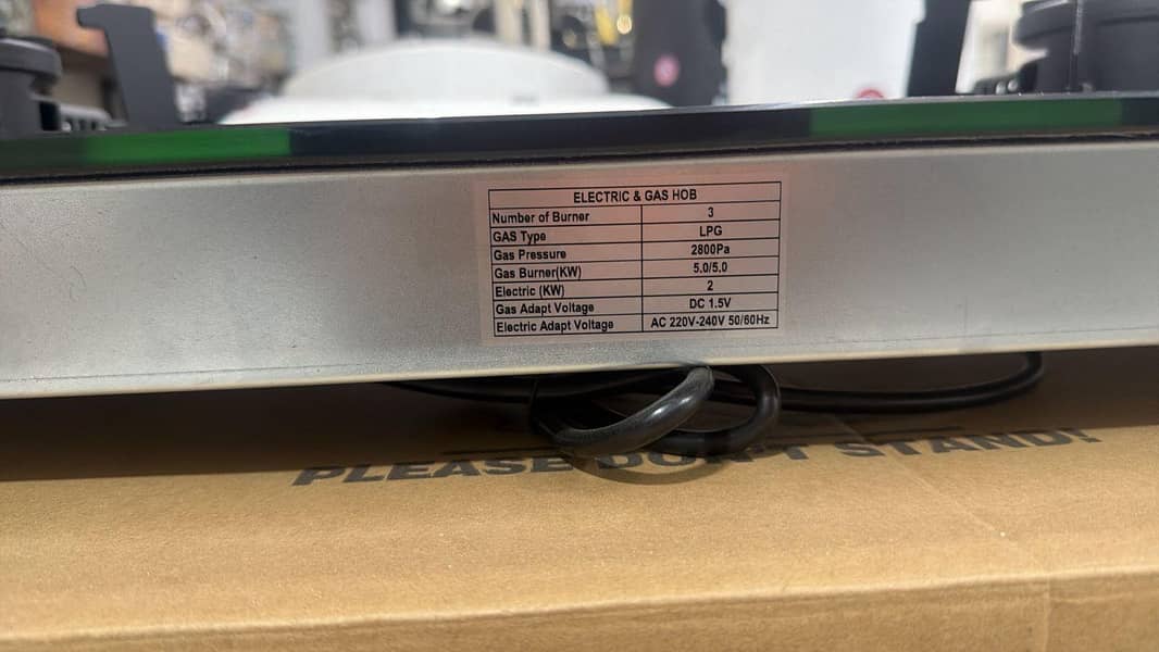 بجلی اور گیس پر چلنے والا چولہ قیمت 44500 ڈیلیوری آ ل پاکستان 4