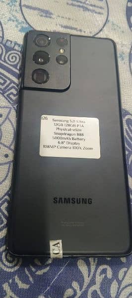 Samsung Galaxy s21 ultra mint condition PTA Approved 12gb 128gb