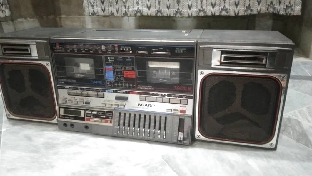 Sharp portable hifi component system 0