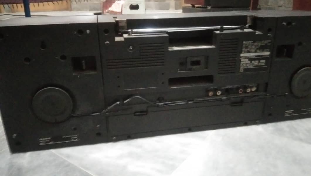 Sharp portable hifi component system 1