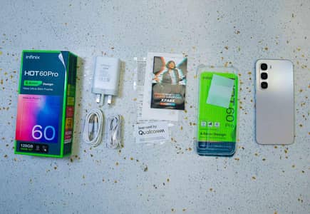 INFINIX HOT 60 PRO, just box open 8+8=128 in 11 months warranty