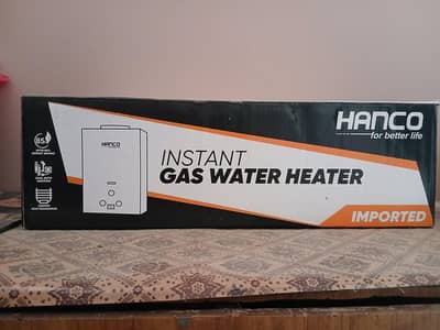 New Instant Hanco LPG geyser - Box Opened