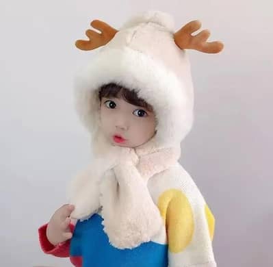 Winter children Hat scarf