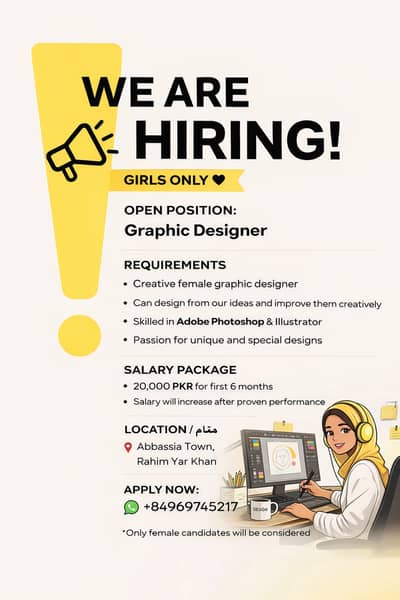 Graphic Designer Wanted, PS, Illustration, CoralDraw