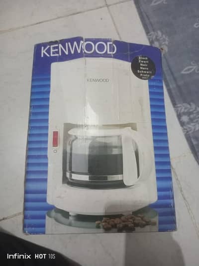 Kenwood coffee maker & black & decker toaster