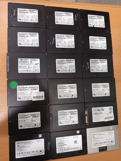 128GB, 256GB, 512GB & 1TB 2.5" SATA SSD (Used Branded Stock)