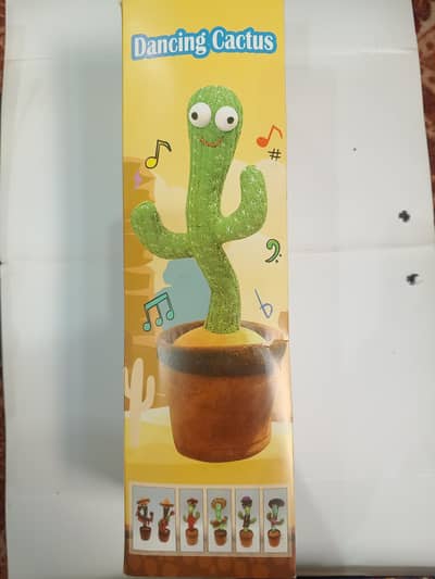 Dancing Cactus, for Kids, Music, Talking, charging
