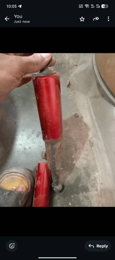 front and back shock