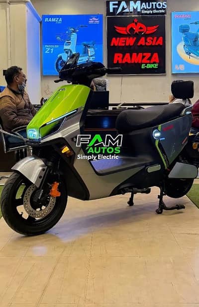 Lithium Electric Scooty New Asia Ramza S75 2026 Model/Yadea/Eveon/Evee