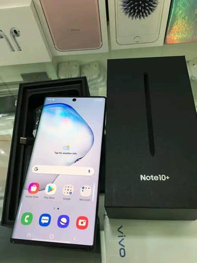 Samsung Note 10 plus 12 ram 256 GB ROM full box 03//30//17//85//742