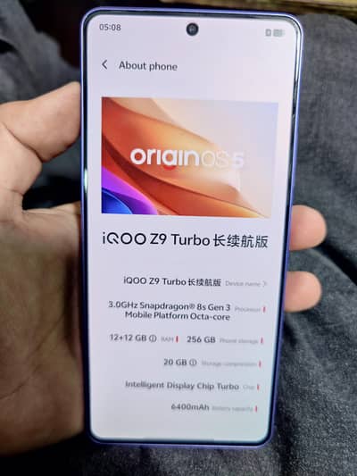 Iqoo z9 trubo 12+256