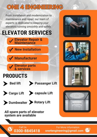 Best Elevator lift installation services, Lift repair & Maintenance