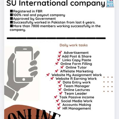 online work with no investment