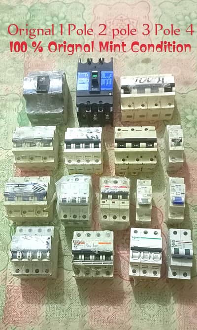 Orignal Breaker 1 - 2 - 3 - 4 pole in Excellent Condition