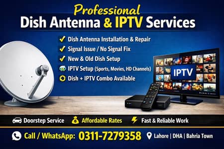 Professional Dish Antenna & IPTV Services