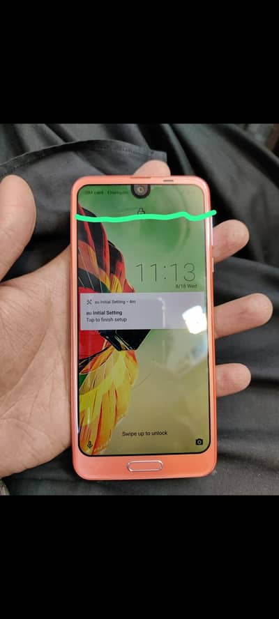 Aquos R2 non PTA thoda sa nishan tak touch Kam Nahin kart hai