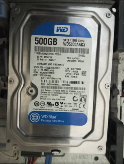 500gb hdd for sale.