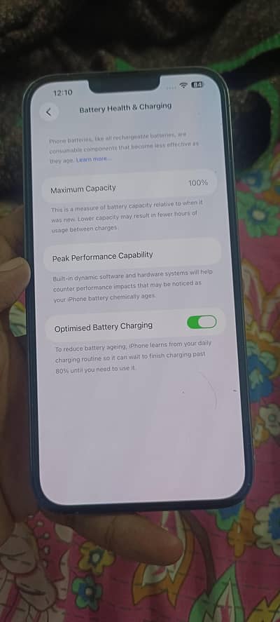 iphone 13ro Max 100% bettery health 128GB only set F. U