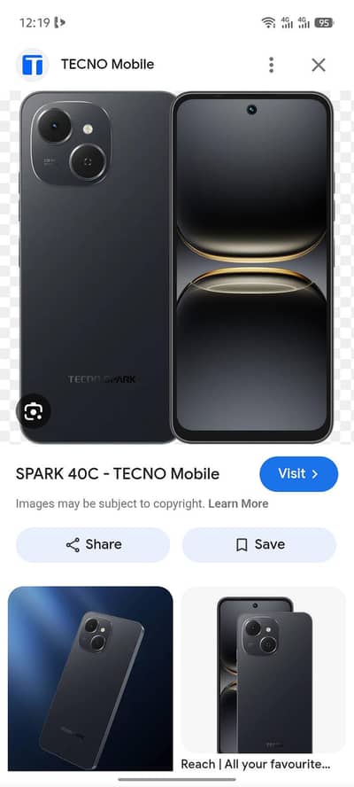 Tecno spark40c