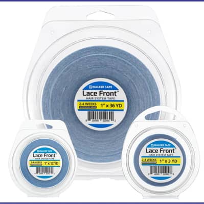 Walker Lace Front Hair System Tape Roll 12 Blue 12 Yards -Double Sided