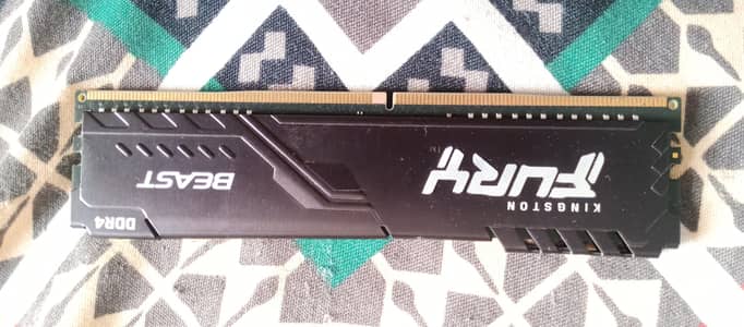 Kingston Fury Beast DDR4 RAM – Excellent Condition – Rs 8,000