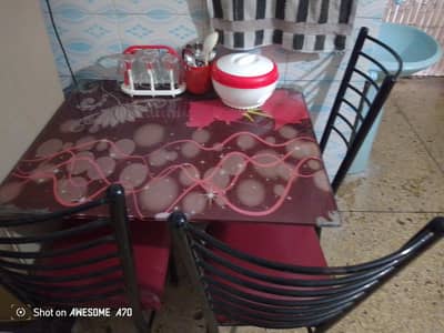 for sale draining table 4 chair