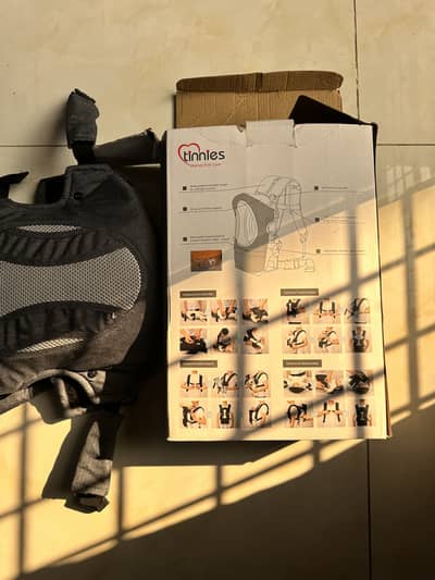 BABY Carrier - LIGHT GREY tinnies brand