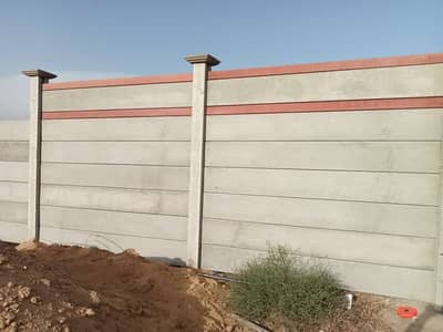 Ready Made Boundary Wall,RCC Precast/Pre-stress boundary wall