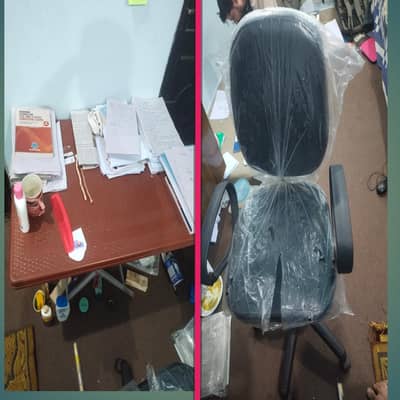 Study/ Office  Moving chair and table