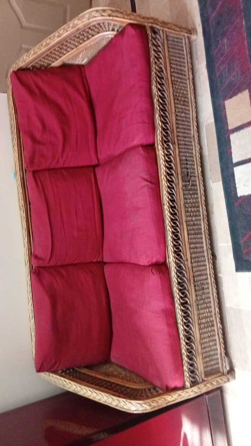 Cane sofa set 1