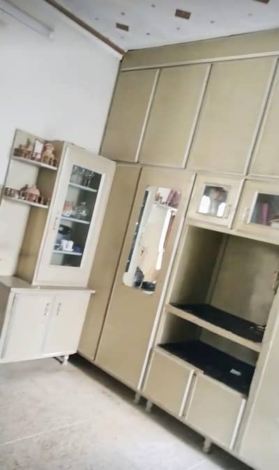 1. Full wall wooden wardrobe.  2. Custom Adult wardrobe