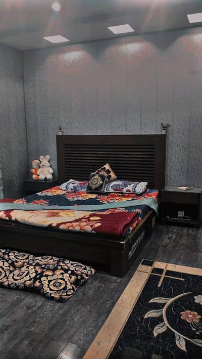 Heavy Wooden King Size Bed – Durable