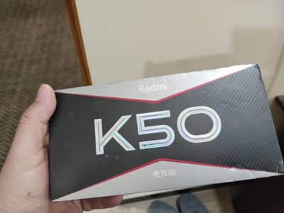 Redmi K50 gaming. complete box