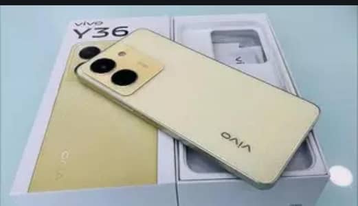 vivo Y36 with complete box