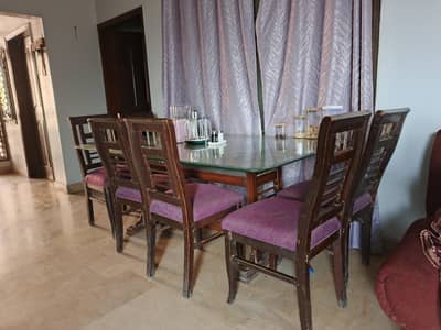 Dining Table and Led Rack