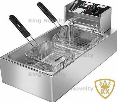 12L Electric Deep Fryer Heavy Duty Commercial Use  60°C to 200°C