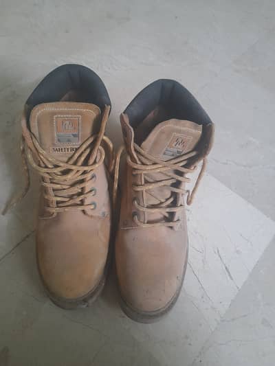 WalkLander Leather Safety Boots [Camel]