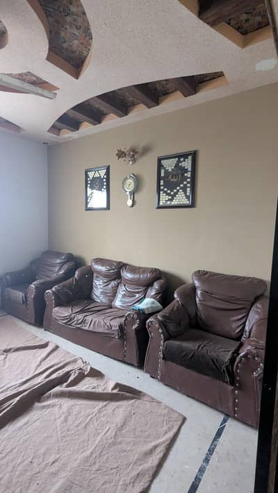 leather sofa set 5 seater