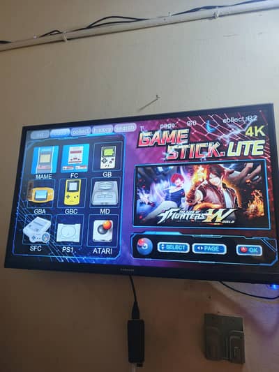 4K Ultra HD Game Stick 2.4g with wireless controllers