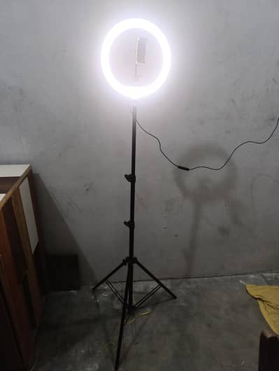 YouTube studio light with stand