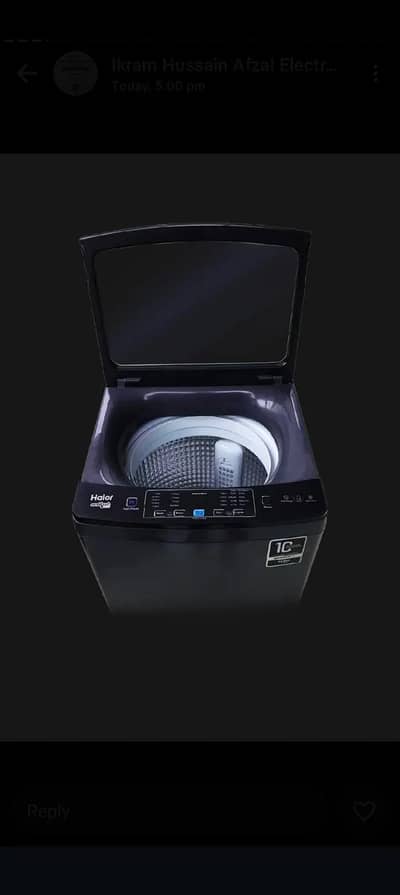 Haier washing machine/1 touch automatic machine on easy installment