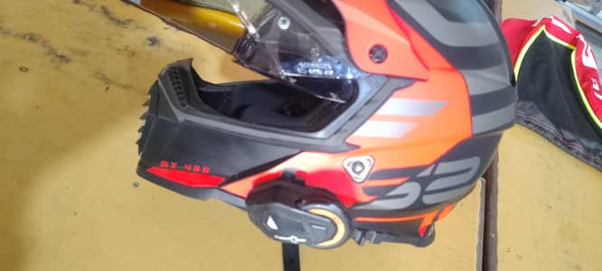 LS2 MX436 PIONEER EVO HELMET WITH  FREEDCONN T MAX HELMET BLUETOOTH