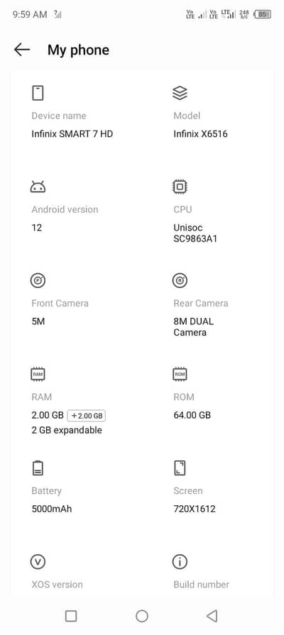 infinix smart 7. . . . 4   64 for Sale