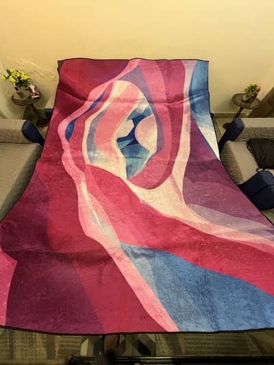 Rizaries Pink Centerpiece Rug Unused (Just Opened)