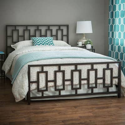 doub bed / bed dressing side table / iron bed / Bed / Furniture