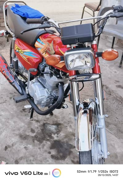 Honda CG 125 | Year 2026 UN Registered KM's 1,043 CALL 0301 - 6566692