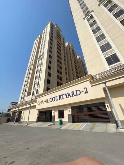 2 BED DRAWING & DINING FLAT FOR SALE CHAPPAL COURTYARD