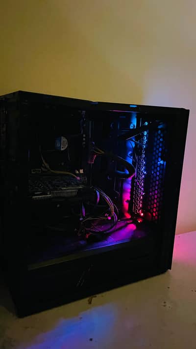Full Gaming PC with RGB Case Urgent sale with 2 ssds